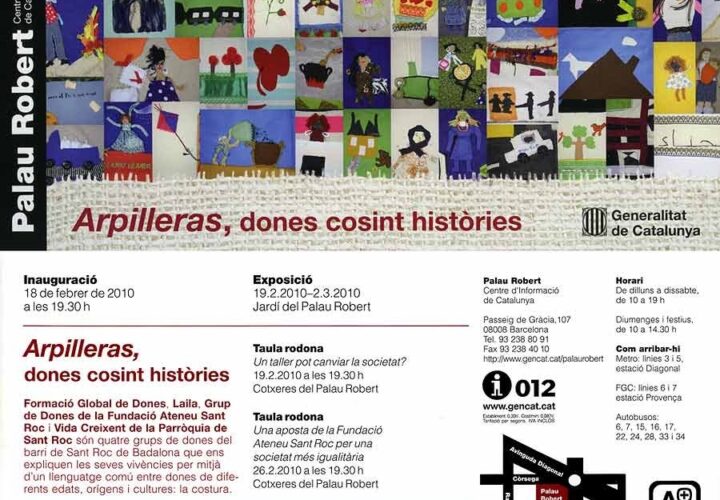 “Arpilleras, mujeres cosiendo historias” en el Palau Robert de Barcelona