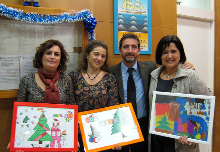 A Menarini España organitzem un concurs de dibuix i repartim regals de Nadal a tots els nens del Centre Residencial Maria Assumpta de Badalona