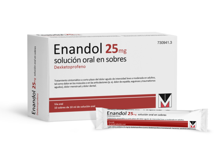 Menarini lanza Enandol®, su dexketoprofeno original sin receta