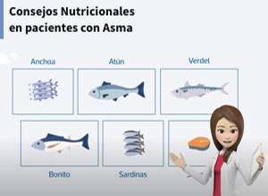 Recomendaciones nutricionales en pacientes con Asma