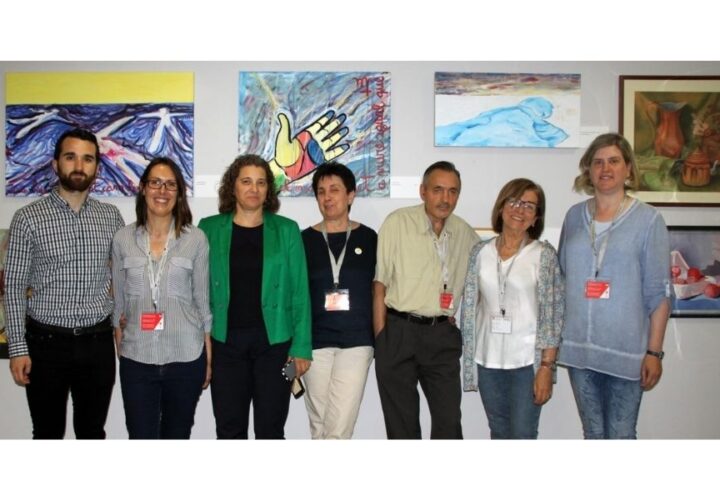 La sede de Menarini acoge la exposición “DiscapacitArt: les moltes capacitats de l’art” organizada por Aspanin