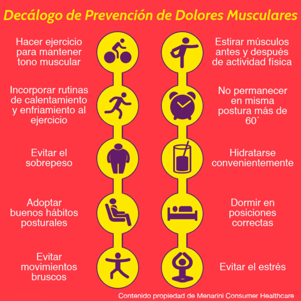 Decálogo de Prevención de Dolores Musculares