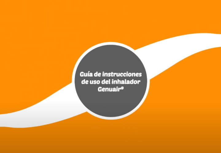 Guía de instrucciones de uso del inhalador Genuair(r)