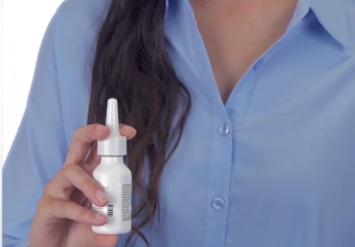 ¿Cómo usar correctamente un pulverizador intranasal?