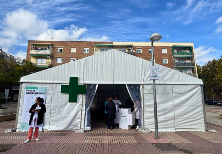 Madrid acoge una carpa de salud respiratoria de Fundación SEFAC con motivo del Día Mundial de la EPOC