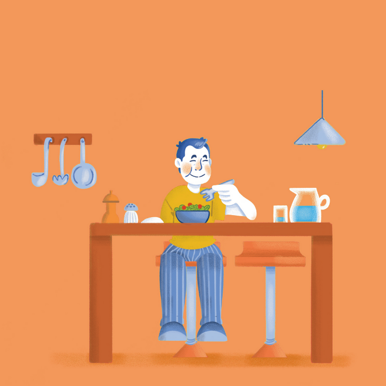 Ilustración médica del sistema digestivo humano para entender los trastornos del aparato digestivo.